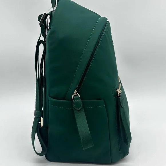 Kate Spade Chelsea Medium Backpack Green/Gold (NWT) - Picture 4 of 11